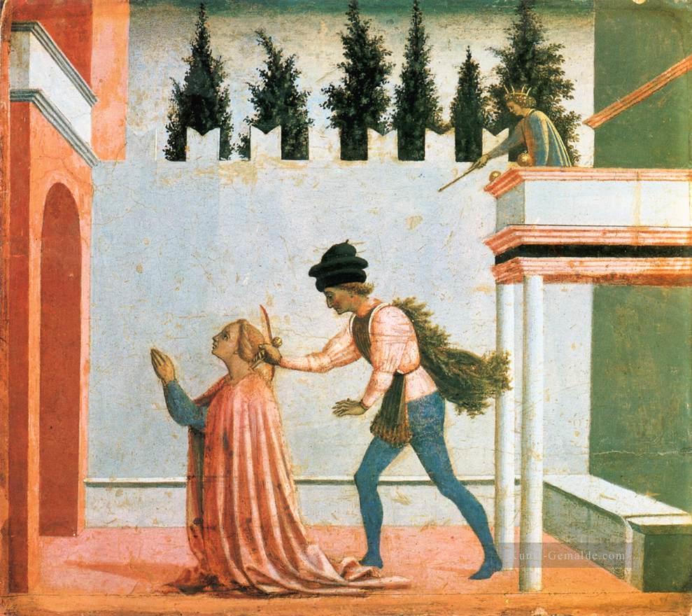 Martyrium von St Lucy Renaissance Domenico Veneziano Ölgemälde